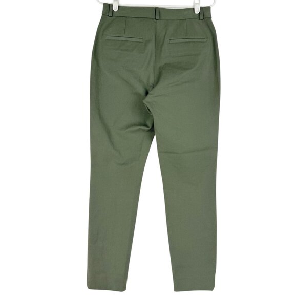 Banana Republic Women's Stretch Pockets High-Rise Green Slim Sloan Pants Size 8 - Picture 2 of 10
